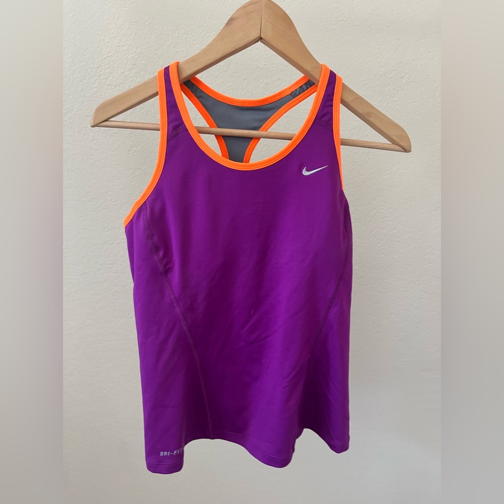 Racerback Purple Nike Workout Top